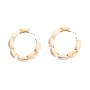 Shell Hoop Earrings