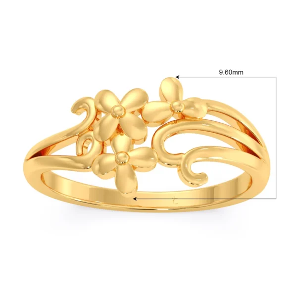 Yellow Gold Larrissa Ring - Image 2