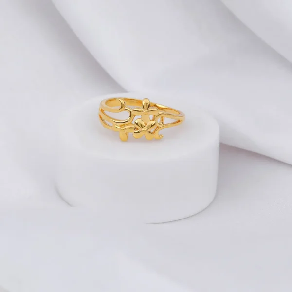 Yellow Gold Larrissa Ring - Image 3